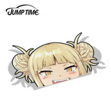 13cmx9.2cm My Hero Academia BIG HEAD Anime Car Stickers