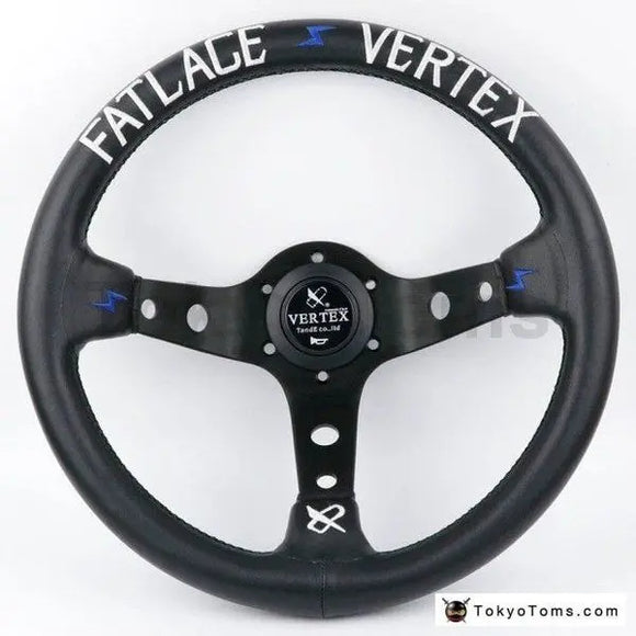 13inch (330mm) Dark Blue FATLACE Style Steering Wheel