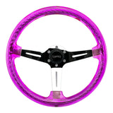 14" 350mm Neo Pink Twister Steering Wheel