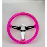 14" 350mm Neo Pink Twister Steering Wheel