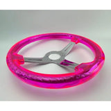 14" 350mm Neo Pink Twister Steering Wheel