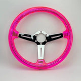 14" 350mm Neo Pink Twister Steering Wheel