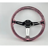 14" 350mm Purple Twister Steering Wheel