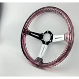 14" 350mm Purple Twister Steering Wheel