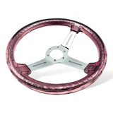 14" 350mm Purple Twister Steering Wheel