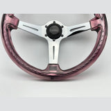 14" 350mm Purple Twister Steering Wheel