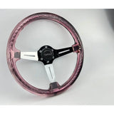 14" 350mm Purple Twister Steering Wheel