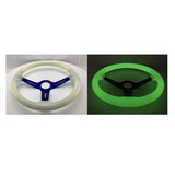 14" (350mm) Glow In The Dark ABS Steering Wheel + Free Upgrade To Glow In the Dark Horn Button