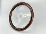 14" (350mm) ND Wood Front Silver Spoke