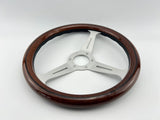 14" (350mm) ND Wood Front Silver Spoke