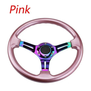 14" (350mm) Neo Steering Wheel - Pink