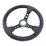 14" (350mm) The Original "BARBWIRE" Leather Steering Wheel