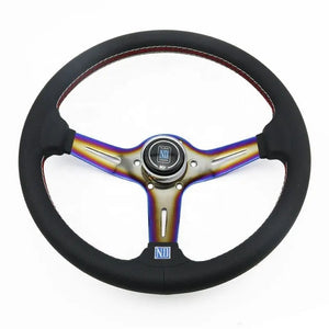 14" (350mm) Titanium ND Style Steering Wheel