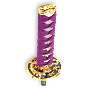 15cm Purple Katana  Samurai Gear Knob