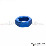 6AN AN6 AN-6 9/16"-18 BULKHEAD BLUE ALUMINUM FINISH NUT SEAL LOCKING FITTING TK-MMAN6 - Tokyo Tom's