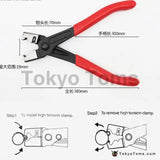 7"/180mm Latch Lock Collar Hose Clamp Pliers - Tokyo Tom's