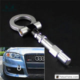 19.5mm Aluminum Screw Tow Towing Hook Fit Audi A4 A4L 1.8T 2.0T 09-15 Silver