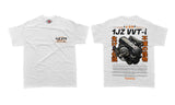 1JZ GTE VVTi T-Shirt - Engine Motor 6 cylinder - Unisex - Car Enthusiast - Drifting Drag JDM - Tokyo Tom's