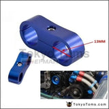 1Pc AN6 13mm Blue Braided Hose Separator Clamp Fitting Adapter (Fuel, Oil) - Tokyo Tom's