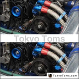 1Pc AN6 13mm Blue Braided Hose Separator Clamp Fitting Adapter (Fuel, Oil) - Tokyo Tom's