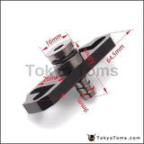 1Pc Black Turbo Fuel Rail Delivery Regulator Adapter For Sard Regulator Fit Mitsubishi - Tokyo Tom's