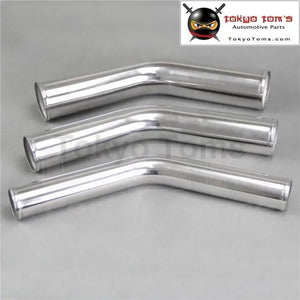 63mm 2.5" 2-1/2 Inch 45 Degree Aluminum Turbo Intercooler Pipe Piping Tubing Length 300mm - Tokyo Tom's