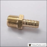 1/2" Hose Barb X 1/2 Mip Brass Hose Barb X Male Pipe Thread Npt, Mip Fitting Fuel Water For BMW VW Audi