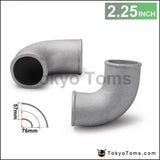 2.25" Cast Aluminium Elbow Pipe 90 Degree Intercooler Turbo Tight Bend For BMW 3 E30 M-Technic 318I 320I 325Ix M - Tokyo Tom's