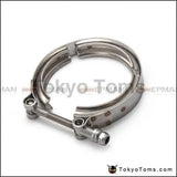 2.25" Exhaust Stainless Universal V-Band Clamp And Flange Kit V Band - Tokyo Tom's