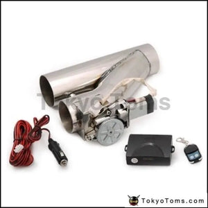 2.25" Stainless Steel Motorized Electric Exhaust Cutoff Bypass Valve Cutout+Remote For VW Golf Gti Mk2 - Tokyo Tom's