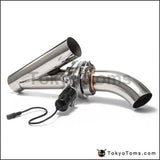 2.5 Inch Exhaust Cutout Electric Dump Y-Pipe Catback Cat Back Turbo Bypass Steel For BMW E46 - Tokyo Tom's