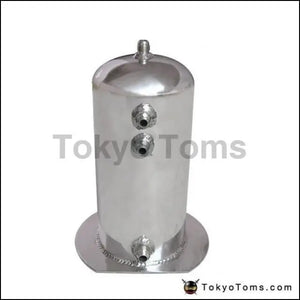 2.5 Litre Fuel Surge Catch Can Aluminium Polish Tank - Tokyo Tom's