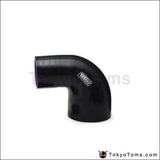 2.5"-3" 63Mm-76Mm 4-Ply Silicone 90 Degree Elbow Reducer Hose Black For BMW E39 Android - Tokyo Tom's