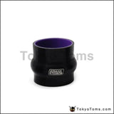 2.5" 63Mm Silicone Hump Coupler Hose Black Reinforced Turbo Coupling For VW Golf Mk6 Gti 2.0 Turbo Ccza 08-15 - Tokyo Tom's