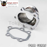 2.5" 63mm V-Band Clamp Flange Turbo Down Pipe Adapter For T25 T28 GT25 GT28