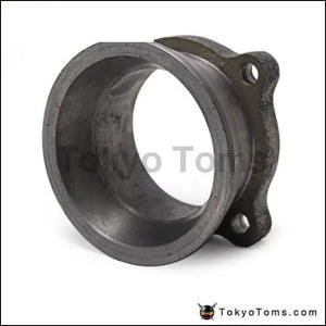 2.5" Inner Diameter 4 Bolt Downpipe Exhaust Flange To 3" V Band Adaptor (Turbo) - Tokyo Tom's