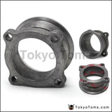 2.5" Inner Diameter 4 Bolt Downpipe Exhaust Flange To 3" V Band Adaptor (Turbo) - Tokyo Tom's