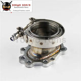 2.5" V Band Clamp Stainless Steel + 63mm Turbo Dump Pipe To T8 T2 T25 T28