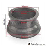 2.5" V-Band To 3" V-Band Turbo Downpipe Flange Adapter Conversion Kit Cast Iron - Tokyo Tom's