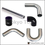 2.75" 70Mm Aluminum Turbo Intercooler Piping Kit Pipes Clamp Coupler Universal L:450Mm For BMW E39 5-Series 2000- - Tokyo Tom's