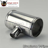 2.75" 70mm Od Aluminium Bov T-Piece Pipe Hose 3 Way Connector Joiner Spout 25mm Od - Tokyo Tom's