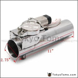 2.75" Exhaust Pipe Electric I Pipe Electrical Cutout With Remote Control Wholesale Valve For VW Golf Gti - Tokyo Tom's