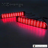 2008-14 LED Bumper Reflector Smoked Lens Tail Brake Light For Mitsubishi Lancer EVO Evolution X