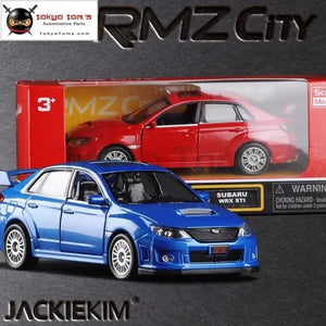 2011 Subaru Impreza 1:36 scale Coupe metal pull back WRC STI cars 2 open door