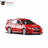 2011 Subaru Impreza 1:36 scale Coupe metal pull back WRC STI cars 2 open door