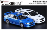 2011 Subaru Impreza 1:36 scale Coupe metal pull back WRC STI cars 2 open door