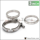 2013 Universal Upgraded 3 Inch Auto Parts V-Band Clamp Kit For Turbo, Exhaust Pipes - Tokyo Tom's