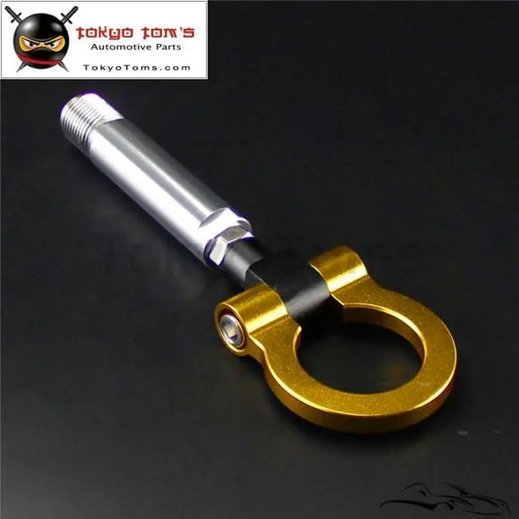 24mm T2 Aluminum Racing Screw Cnc Tow Towing Hook Fit Toyota Yaris 07-11 Gold