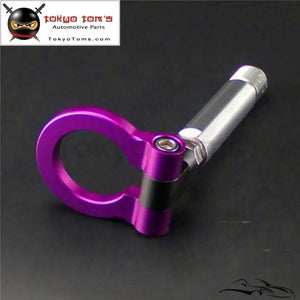 24mm T2 Aluminum Racing Screw Cnc Tow Towing Hook Fit Toyota Yaris 07-11 Purple