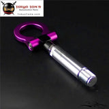 24mm T2 Aluminum Racing Screw Cnc Tow Towing Hook Fit Toyota Yaris 07-11 Purple